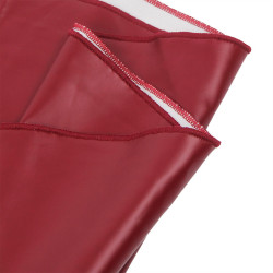 Subblime - 955403 Robe À Bretelles En Cuir Bordeaux L/Xl